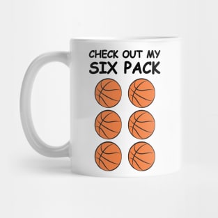 Check Out My Six Pack - Basketball Balls Mug